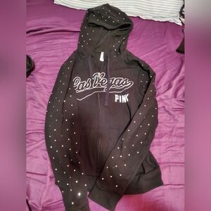 Victoria's Secret PINK Black Studded Hoodie